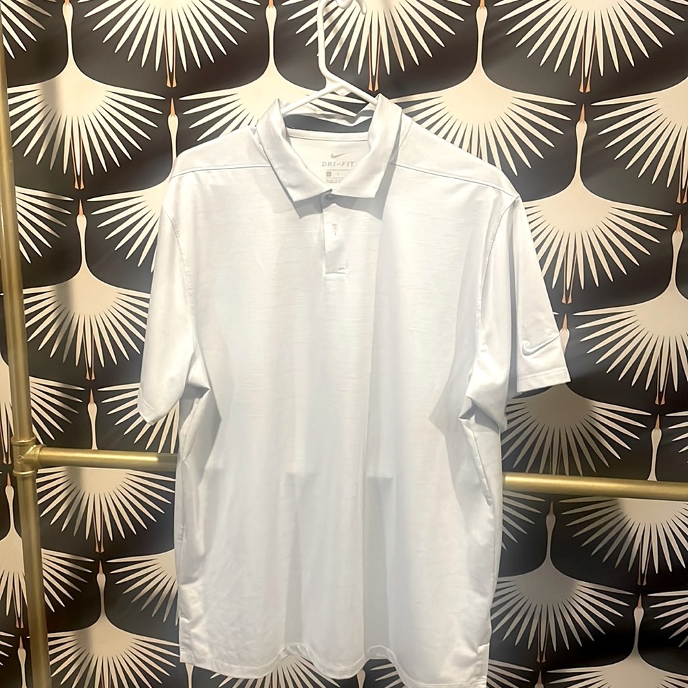 Nike Dri-Fit Polo grey, golf, work, etc L